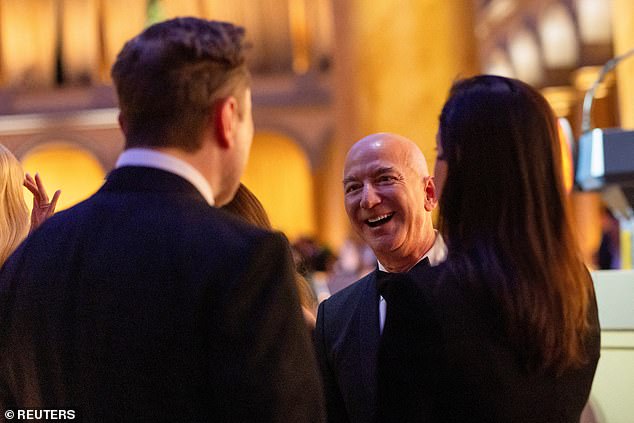 Billionaire buddies Amazon CEO Jeff Bezos and Tesla CEO and X owner Elon Musk chatted with one another