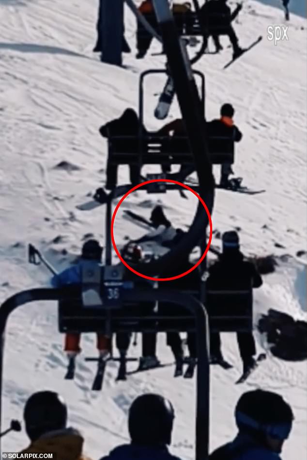 Bodies were seen tumbling off the lift to the slopes below