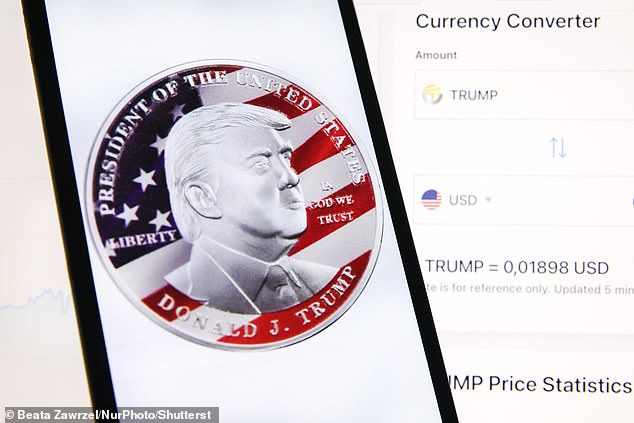 Crypto President: Donald Trump's cryptocurrency $Trump ha been valued at £12bn, far more than M&S which has been around for 141-years