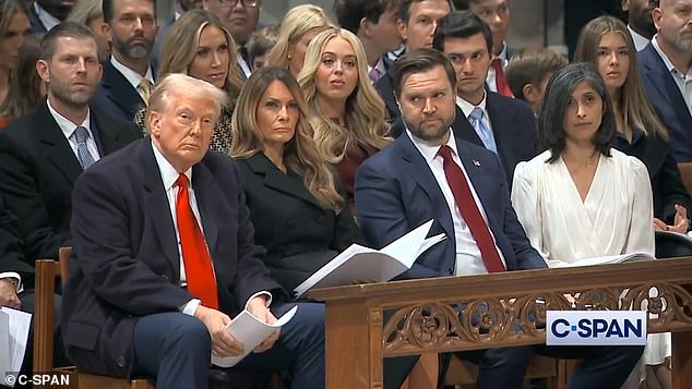 Trump didn't immediately react to the pointed message shared by Budde during a service at the National Cathedral in Washington