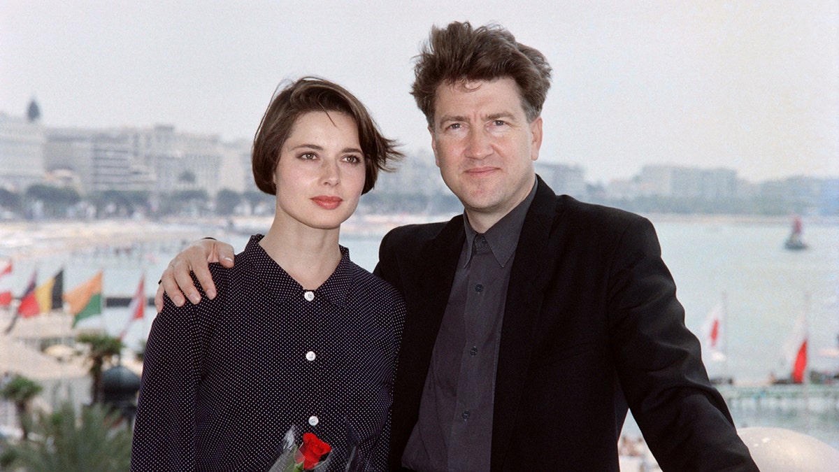 Lynch with Isabella Rossellini