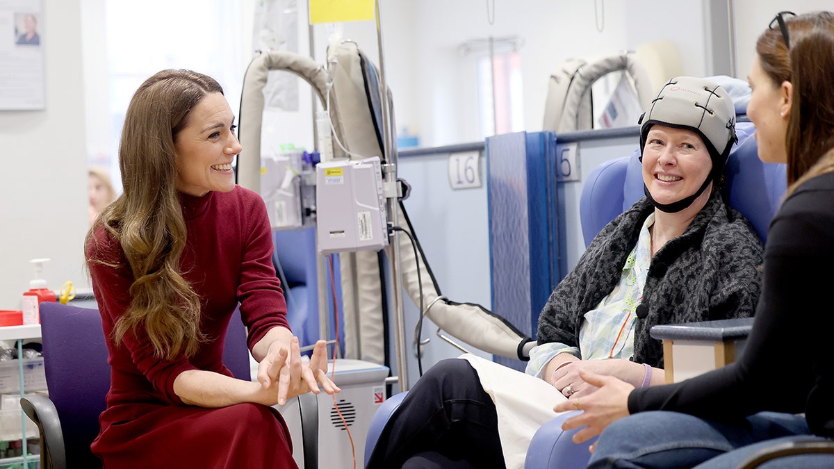 Kate Middleton visits patients