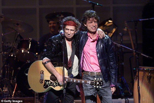 The post shared a link to a 2023 article about how Rolling Stones' 1978 hit song 'Miss You' was inspired by the iconic disco group; Keith Richards and Mick Jagger of The Rolling Stones seen in 2003