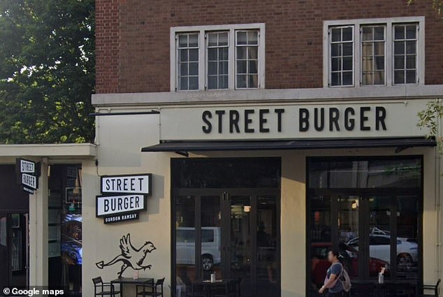 BEFORE: Angry diners complained of 'bad taste, bad service, bad price and bad everything' at the Street Burger branch on Kensington High Street