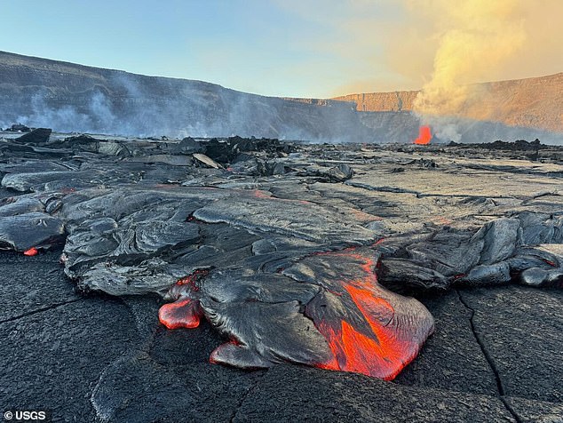 So far, no residential areas have been threatened by lava flows