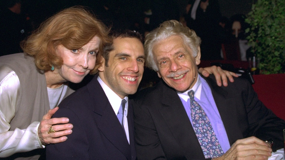 Ben Stiller and his parents at an event